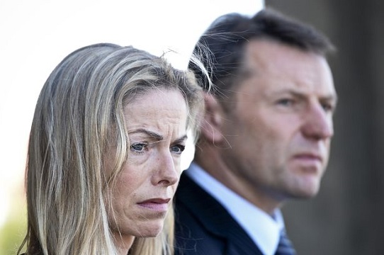 Targeted: Kate McCann and her husband Gerry McCann