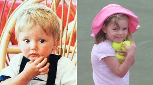 Ben Needham (left) and Madeleine McCann (right)